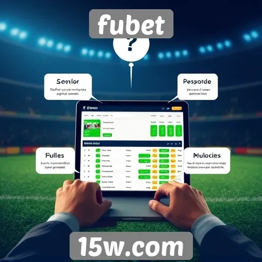 Fubet análise das principais funcionalidades do site